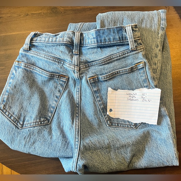 Abercrombie & Fitch The 90s Straight Ultra High Rise Curve Love Denim Jeans - Picture 8 of 8